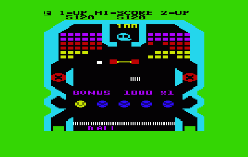Pin Ball screenshot 2 for Vic-20